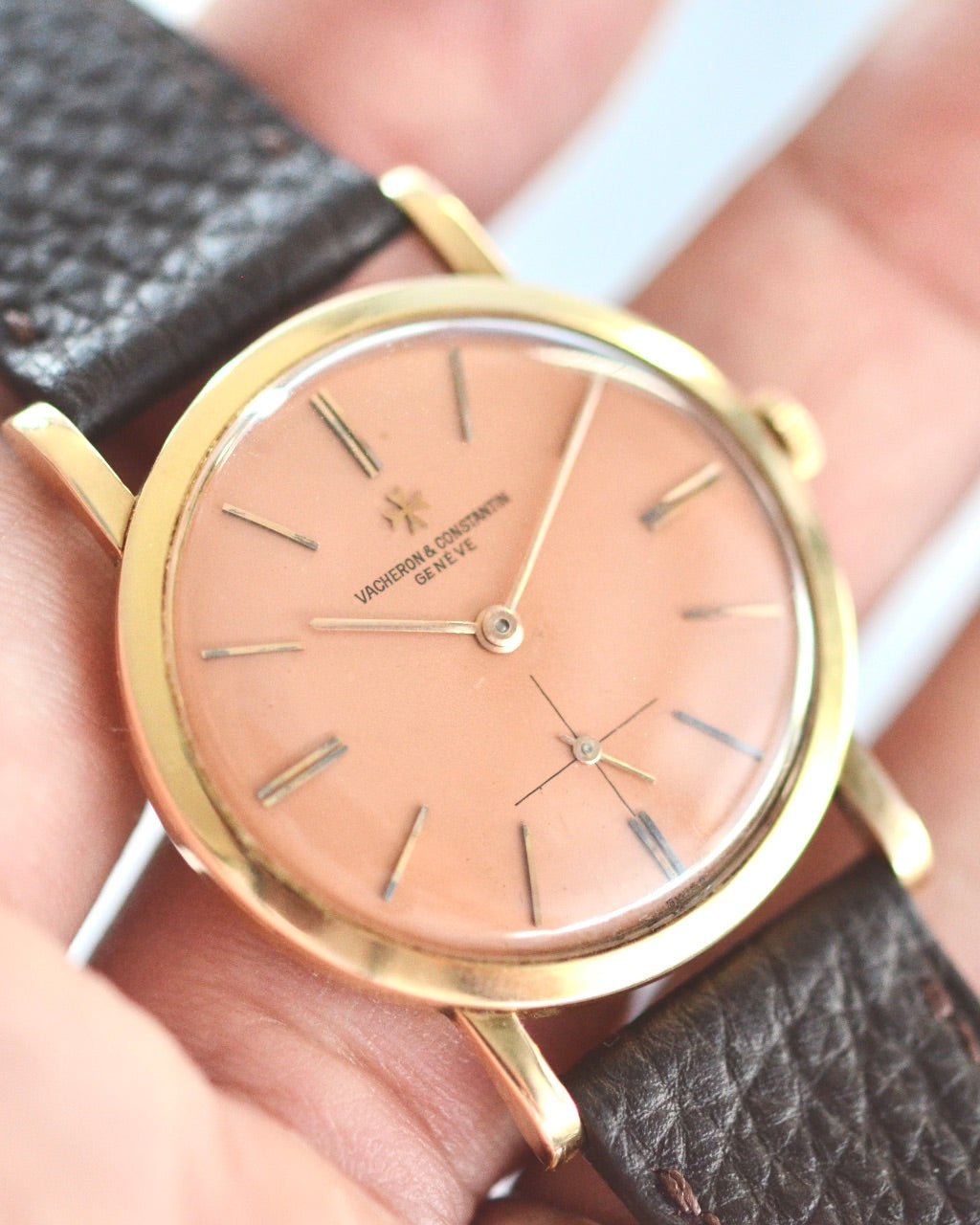 Vacheron & Constantin Patrimony Salmon Dial 18k Rose Gold