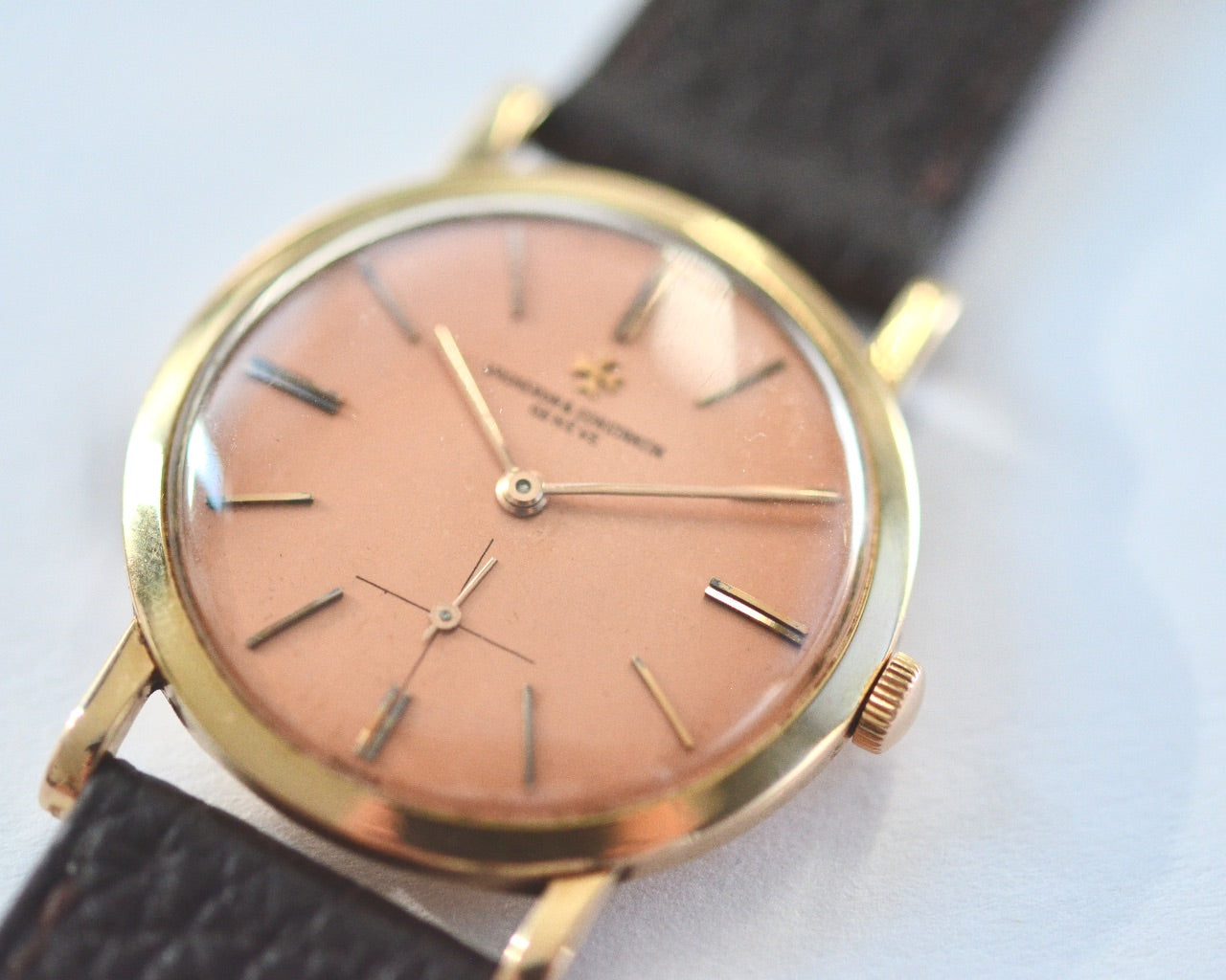 Vacheron & Constantin Patrimony Salmon Dial 18k Rose Gold