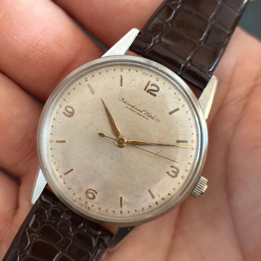 IWC Dress White Gold Hands
