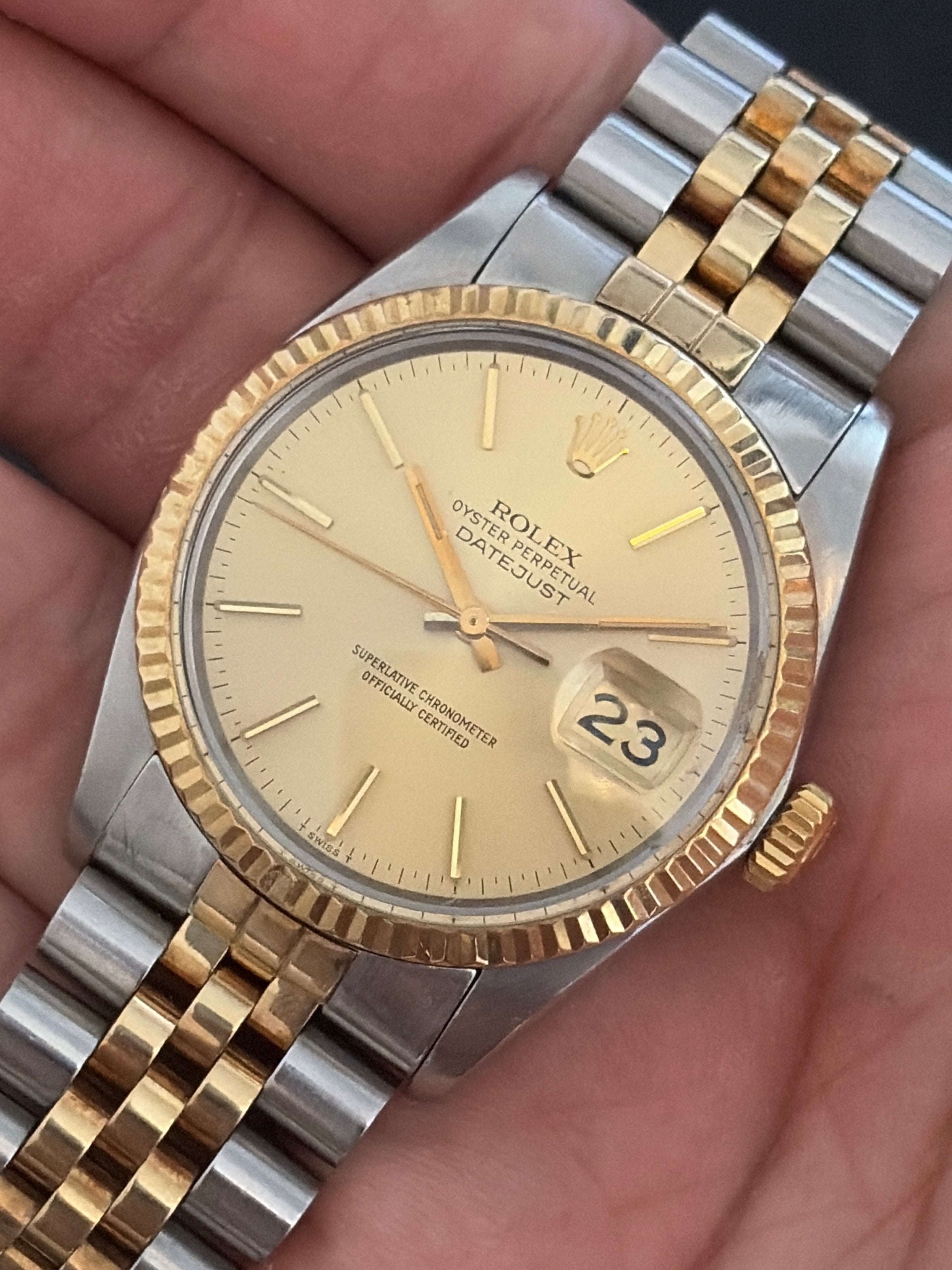 Rolex Two-Tone Datejust Ref. 16013