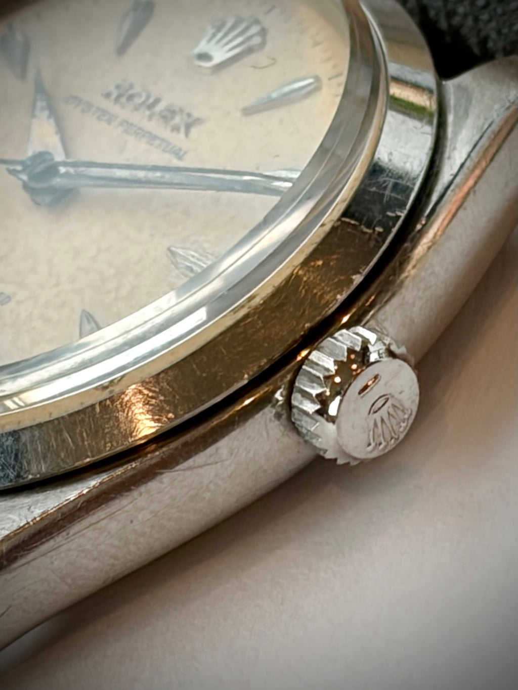 Rolex Oyster Perpetual ref 6564 Tropical Dial