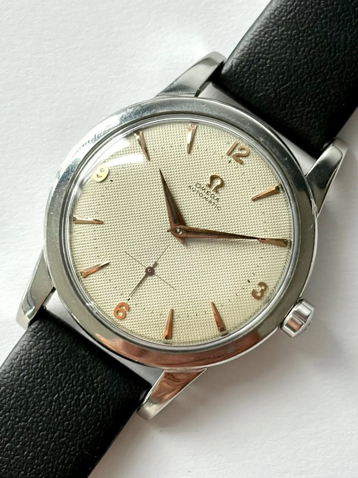 Omega Jumbo Automatic Honeycomb Dial