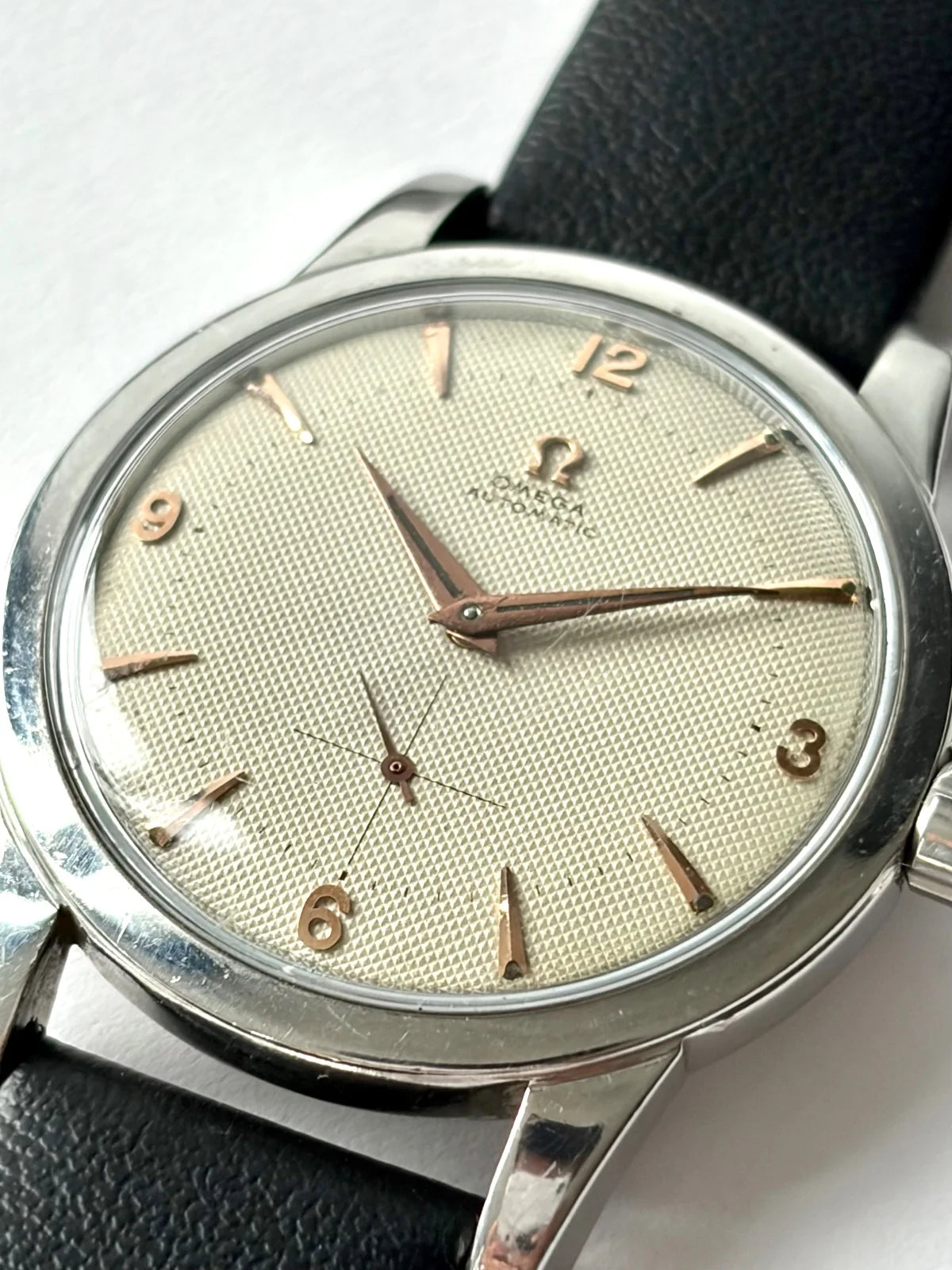 Omega Jumbo Automatic Honeycomb Dial