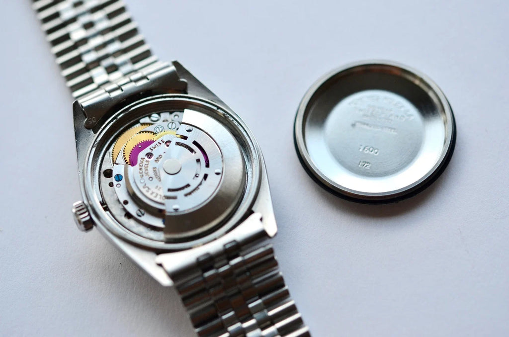 Rolex 1601 Datejust Silver Pie Pan Sigma Dial