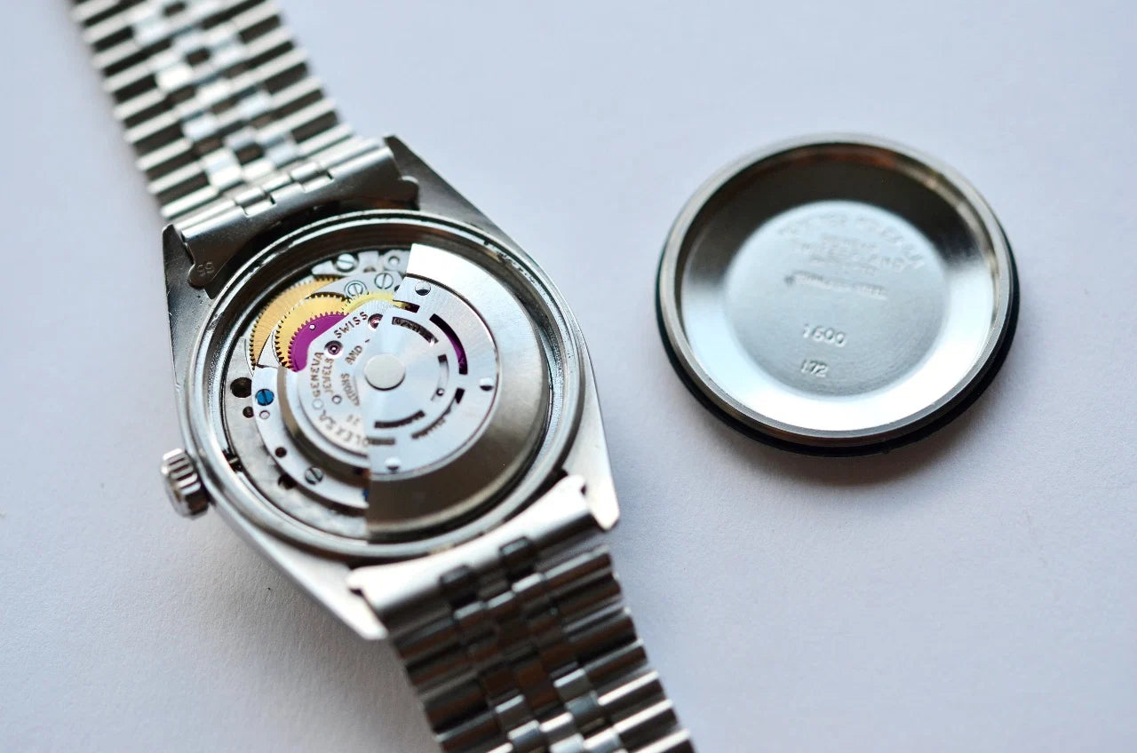 Rolex 1601 Datejust Silver Pie Pan Sigma Dial