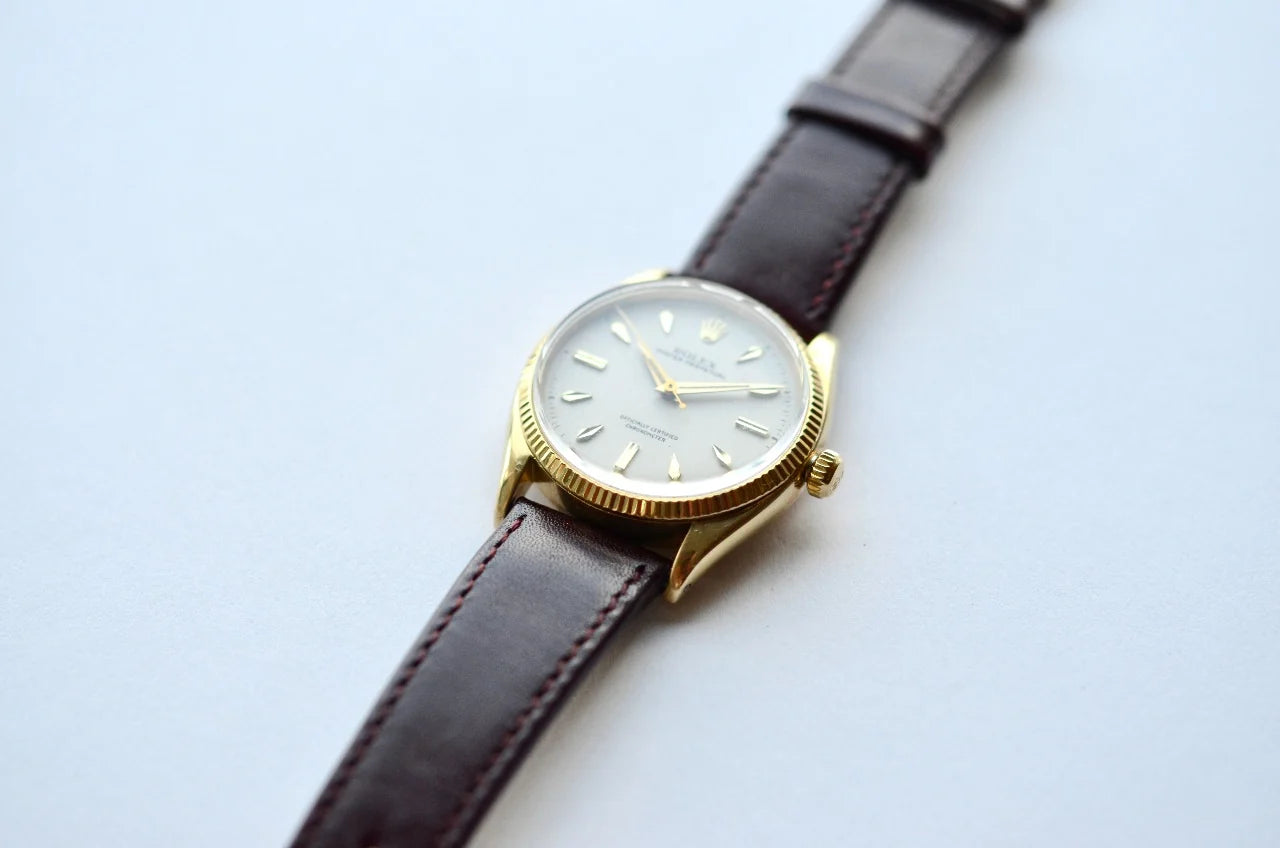 Rolex Oyster Perpetual Ref 6567 14K Yellow Gold