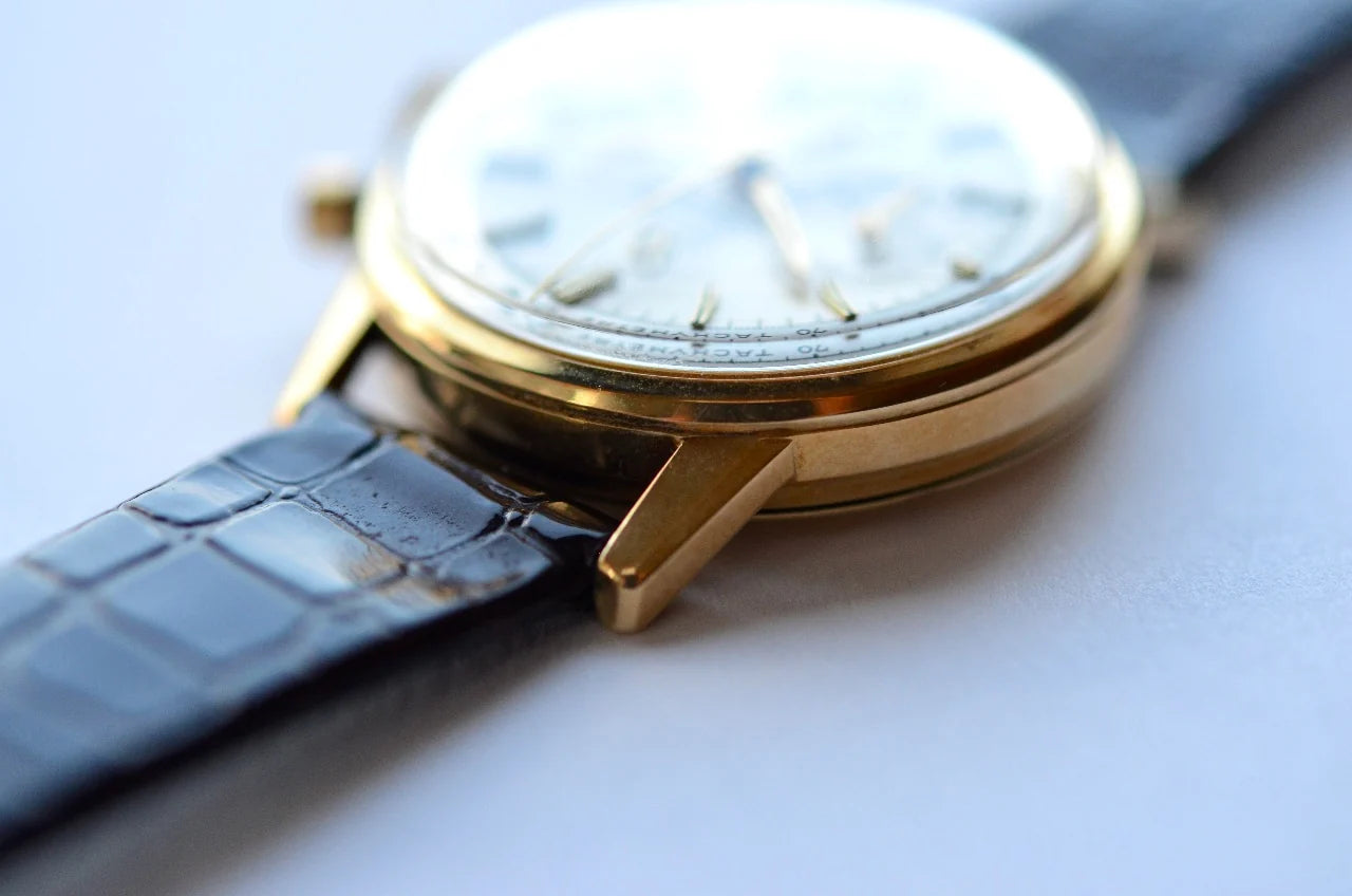 Omega Seamaster 14k Gold Chronograph