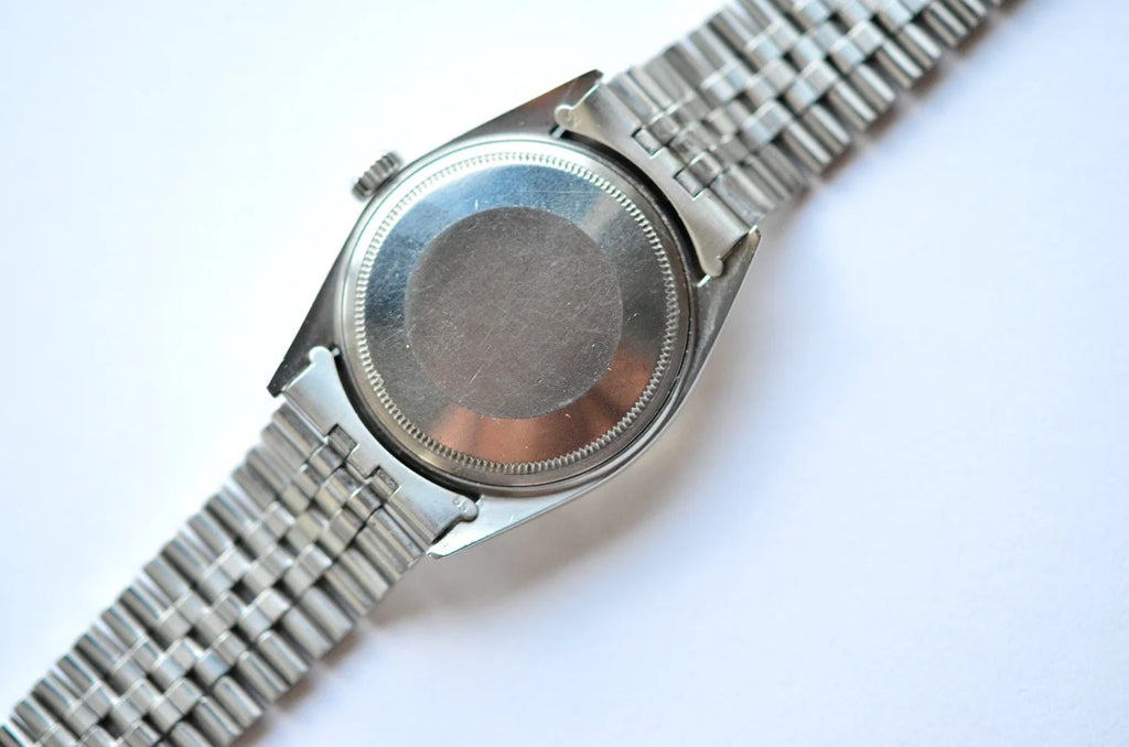 Rolex 1601 Datejust Silver Pie Pan Sigma Dial