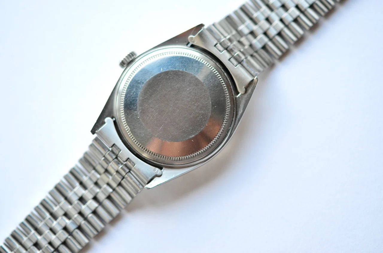 Rolex 1601 Datejust Silver Pie Pan Sigma Dial