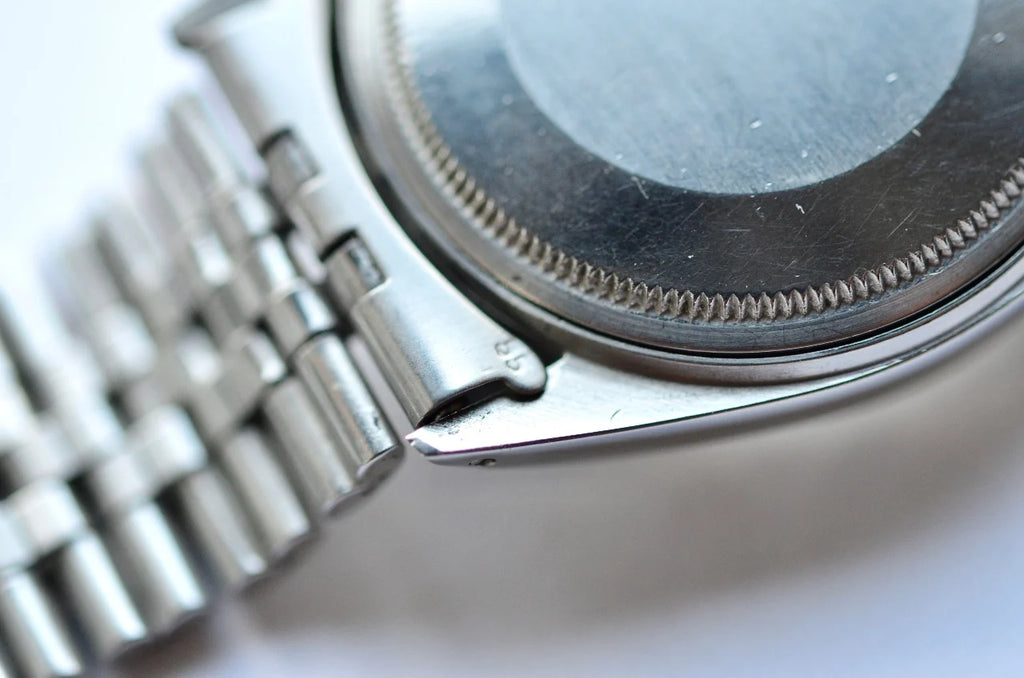 Rolex 1601 Datejust Silver Pie Pan Sigma Dial