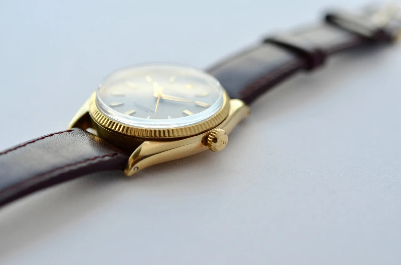 Rolex Oyster Perpetual Ref 6567 14K Yellow Gold
