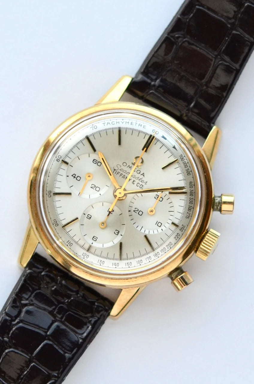 Omega Seamaster 14k Gold Chronograph