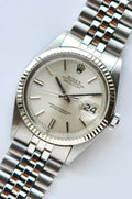 Rolex 1601 Datejust Silver Pie Pan Sigma Dial
