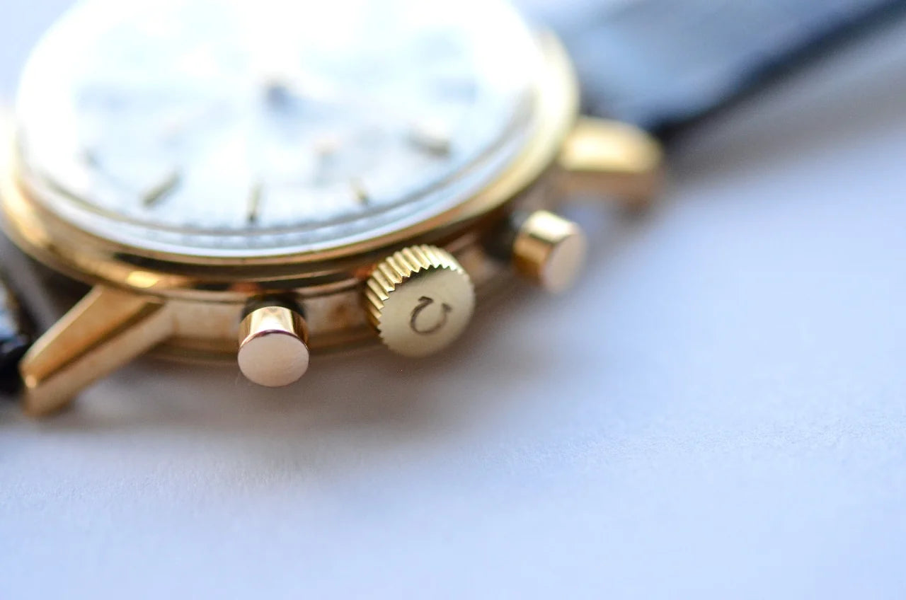 Omega Seamaster 14k Gold Chronograph