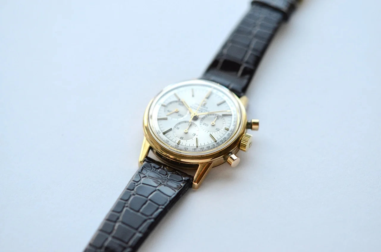 Omega Seamaster 14k Gold Chronograph