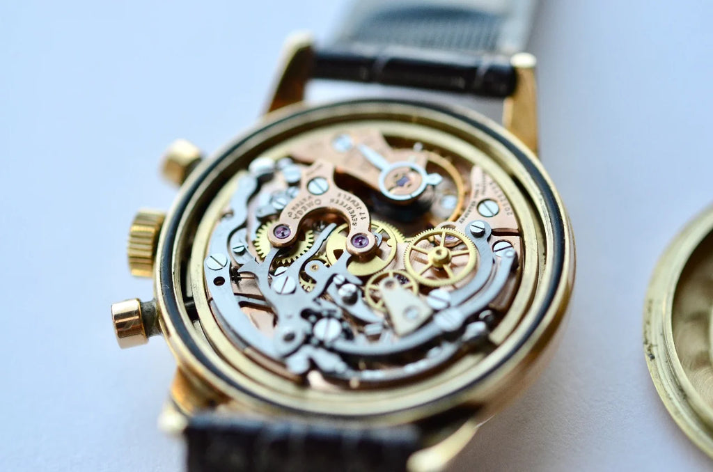 Omega Seamaster 14k Gold Chronograph