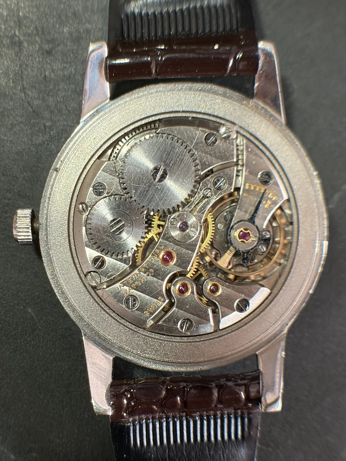 IWC Dress White Gold Hands
