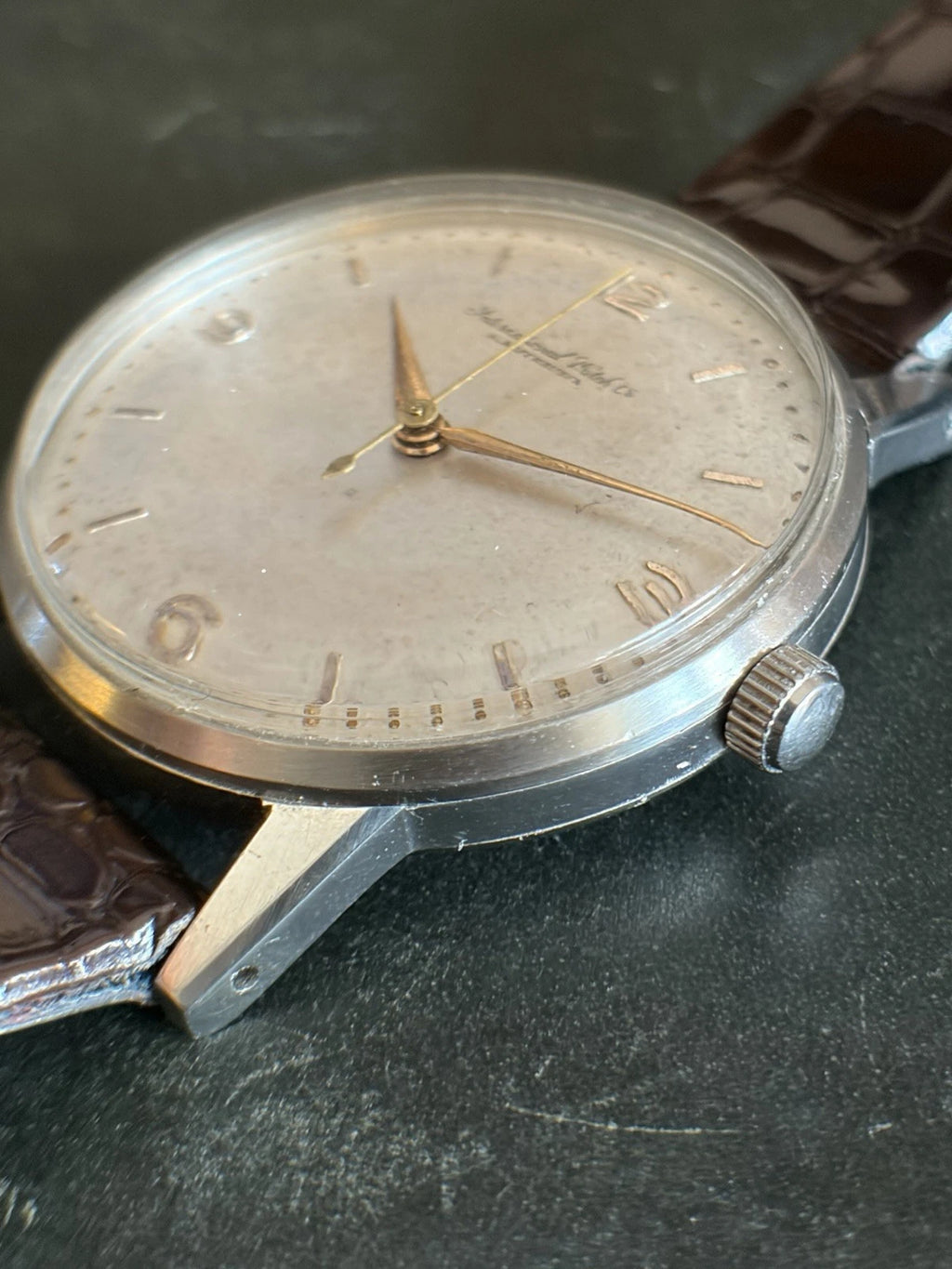 IWC Dress White Gold Hands