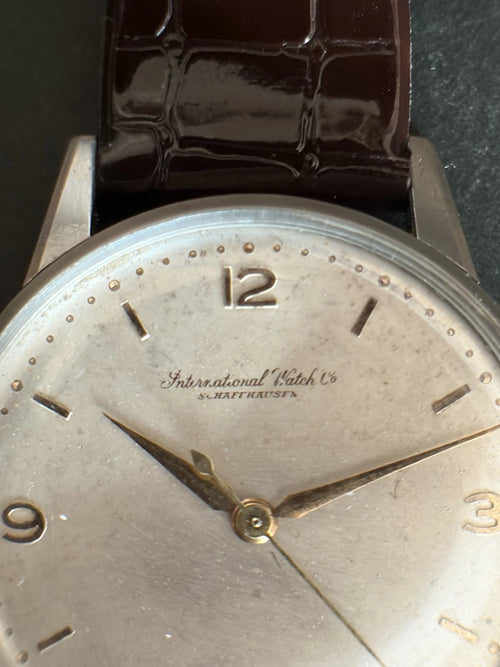 IWC Dress White Gold Hands