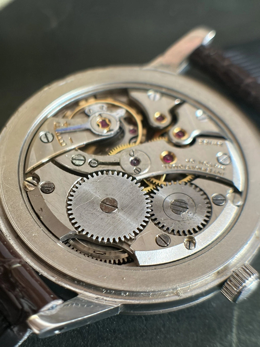 IWC Dress White Gold Hands